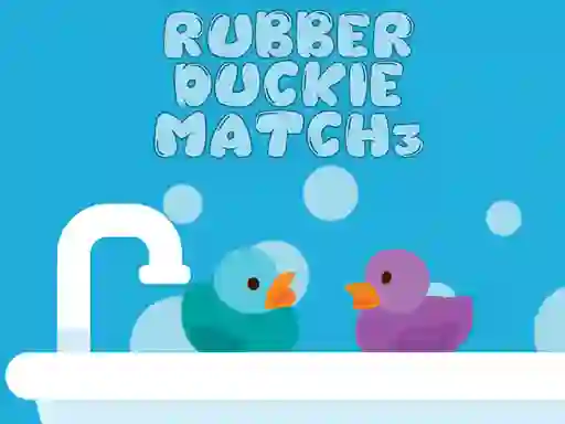 Xogo Rubber Duckie Match 3 en liña