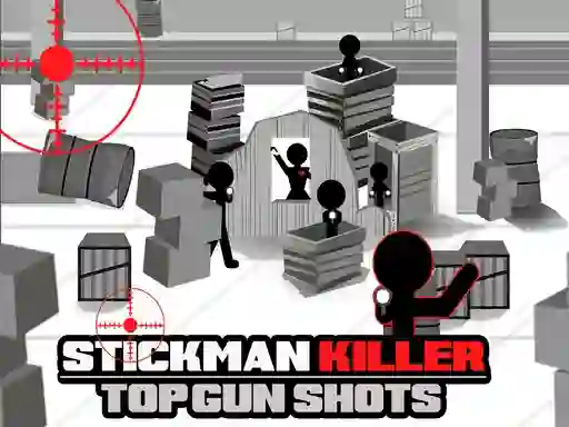 Xogo Stickman Killer Top gun Shots en liña