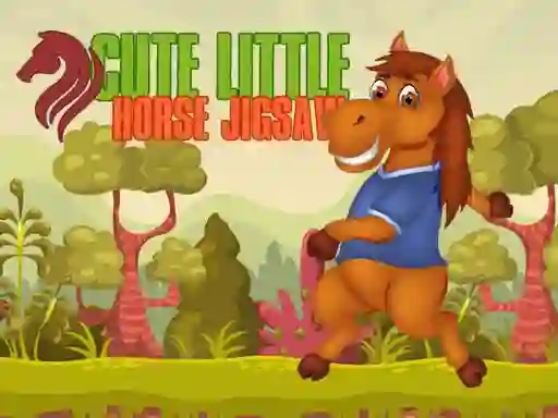 Xogo Cute Little Horse Jigsaw en liña