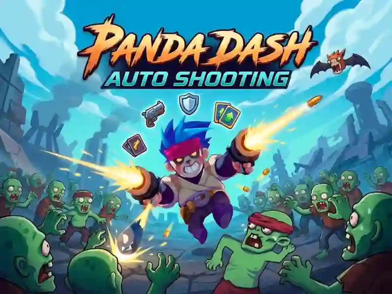 Xogo Panda Dash Auto Shooting en liña