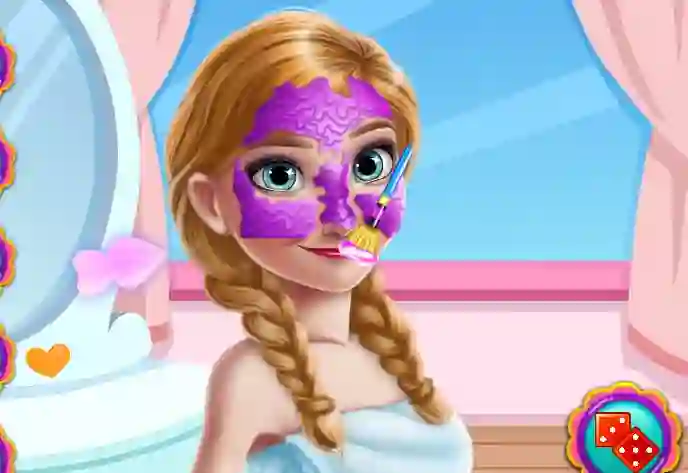 Xogo Ice Princess Fruity Skin Care en liña