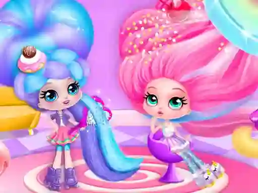 Xogo Cotton Candy Style Hair Salon en liña