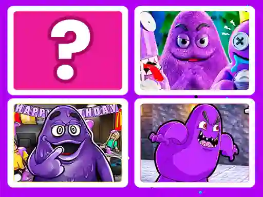 Xogo Grimace Shake Match Up en liña