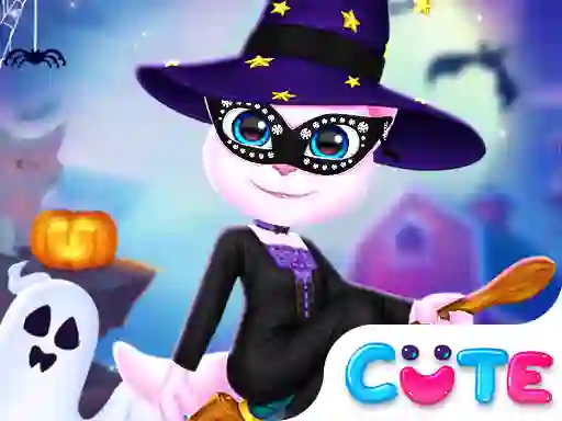 Xogo Cat Girl Halloween Preparation en liña