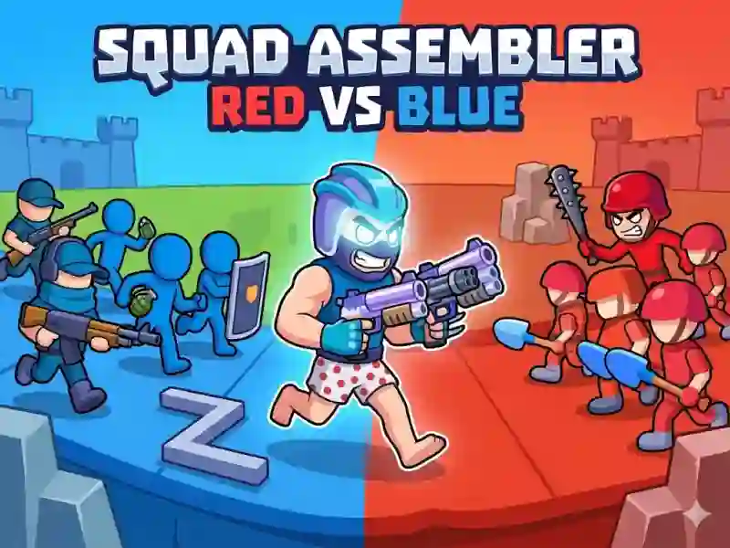Xogo Squad Assembler Red Vs Blue en liña
