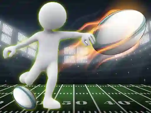 Xogo Stickman Rugby Run And Kick en liña