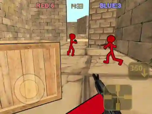 Xogo Stickman Counter Terror Shooter en liña