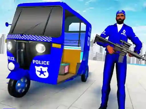 Xogo Police Auto Rickshaw Taxi en liña