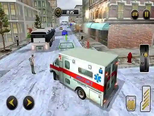 Xogo Modern city ambulance simulator en liña