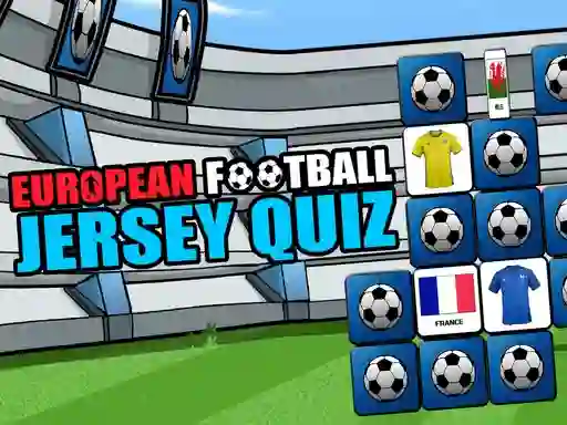 Xogo European Football Jersey Quiz en liña