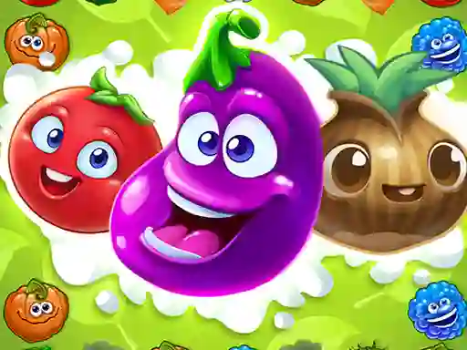 Xogo Farm Pop Match-3 Puzzle en liña