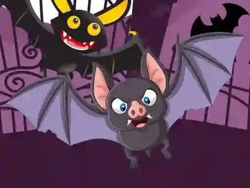Xogo Scary Midnight Hidden Bats en liña
