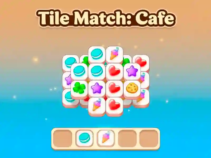 Xogo Tile Match: Cafe en liña