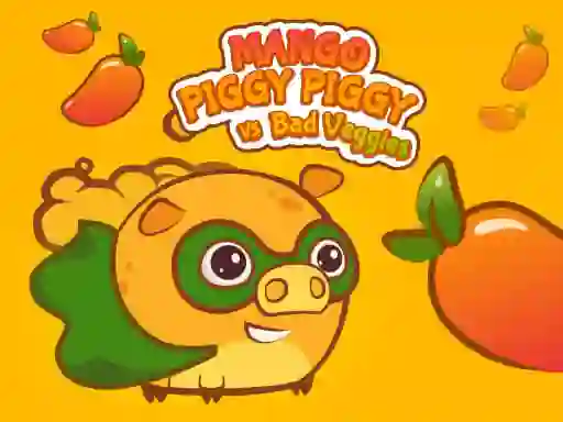 Xogo Mango Piggy Piggy vs Bad Veggies en liña