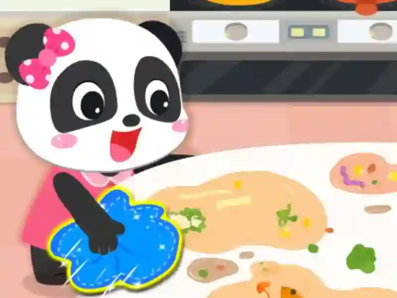 Xogo Baby Panda Cleanup en liña