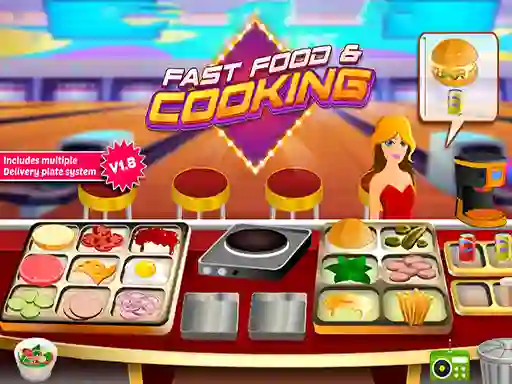 Xogo Fast Food & Cooking en liña