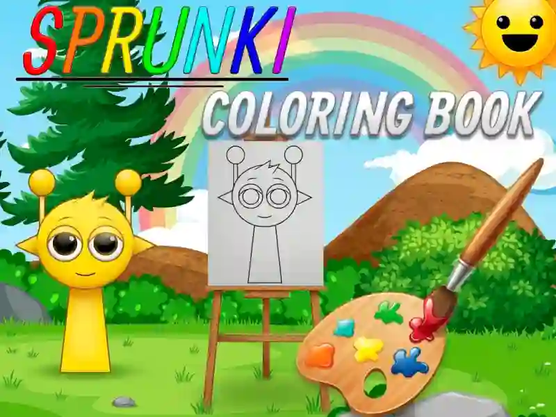 Xogo Sprunki Coloring Book en liña