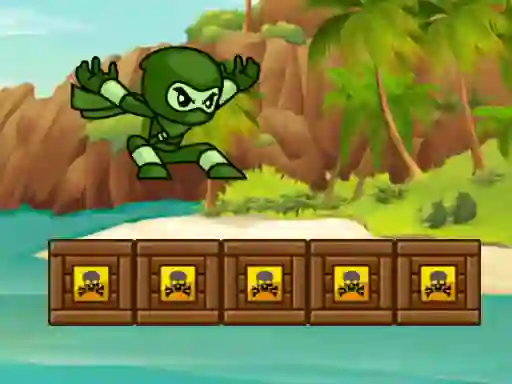Xogo Green Ninja Run en liña