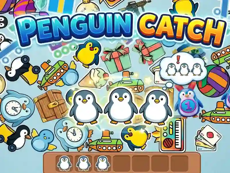 Xogo Penguin catch en liña
