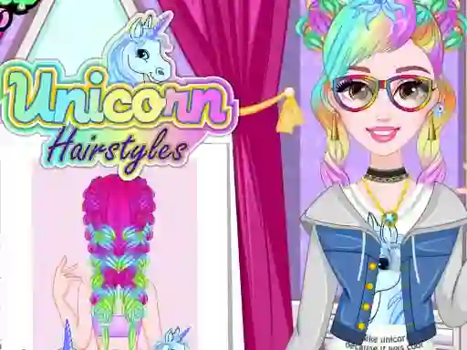 Xogo Unicorn Hairstyles en liña