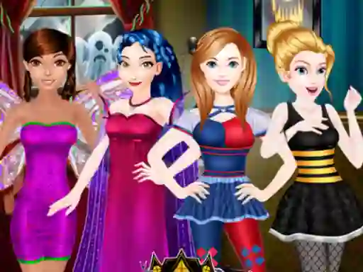 Xogo Royal Halloween Party Dress Up en liña