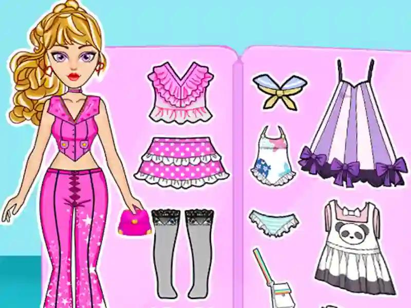 Xogo Sweet Doll Dressup Makeup en liña