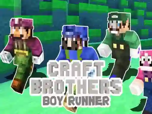 Xogo Craft Bros Boy Runner en liña