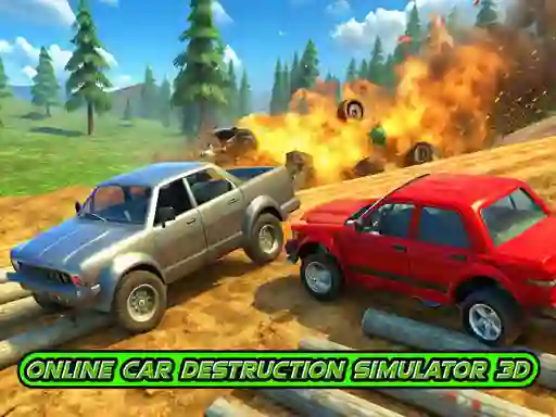 Xogo Online Car Destruction Simulator 3D en liña