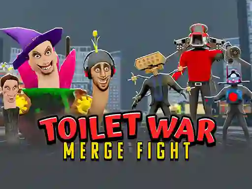 Xogo Toilet War: Merge Skibidi en liña