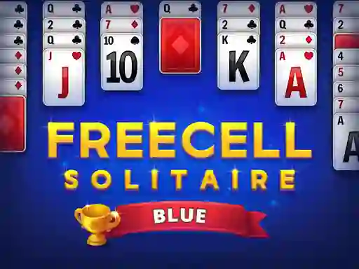 Xogo Freecell Solitaire Blue en liña