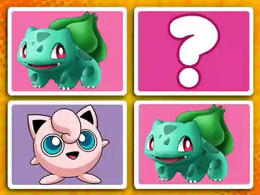 Xogo Poke World Find-Pairs en liña
