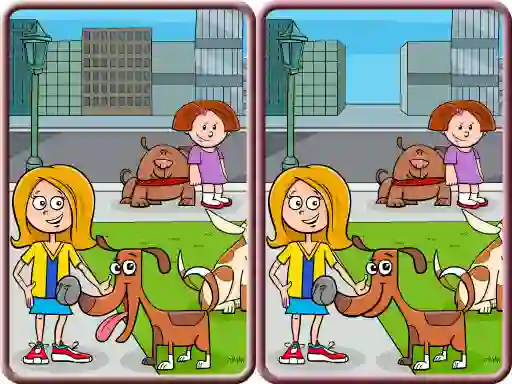 Xogo Spot The Differences City en liña