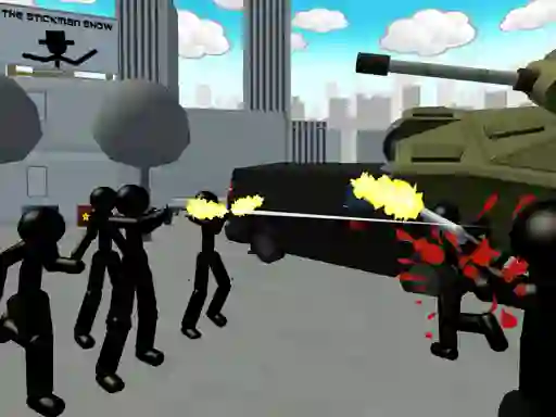 Xogo Stickman City Shooting 3d en liña