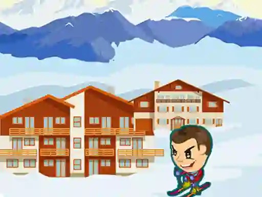 Xogo Zigzag Snow Ski en liña