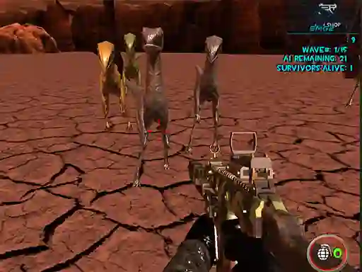 Xogo Dinosaurs Survival Active Vulcan en liña