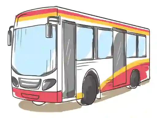 Xogo Cartoon Bus Slide en liña