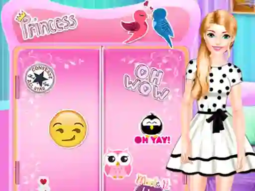 Xogo Fashion Closet Makeover en liña