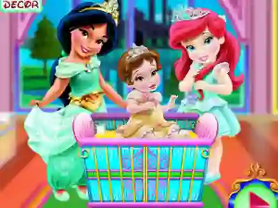 Xogo Baby Princesses Bedroom Decor en liña