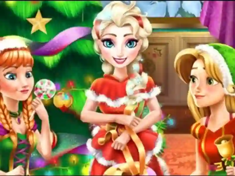 Xogo Disney Princess Christmas Party en liña
