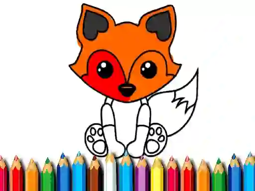 Xogo Fox Coloring Book en liña