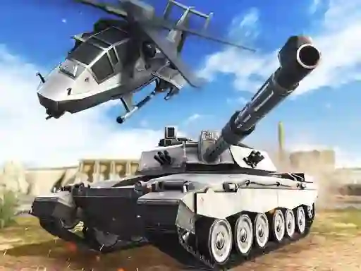 Xogo Strategy of war. Tanks and helicopters en liña
