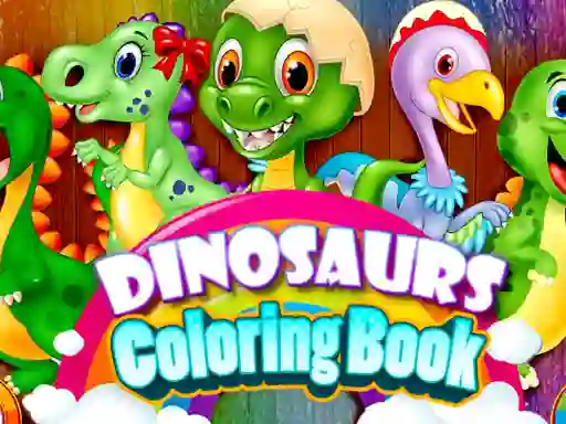 Xogo Dinosaurs Coloring Book en liña