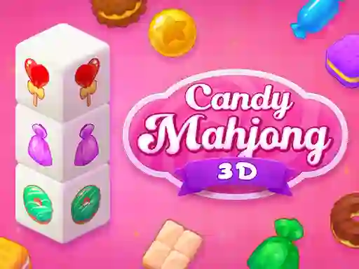 Xogo Candy Mahjong 3D en liña