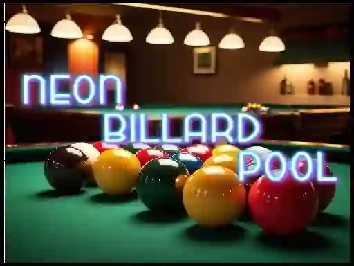 Xogo Neon Billard Pool en liña