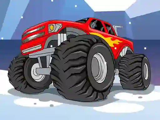 Xogo Monster Truck Wheels Winter en liña