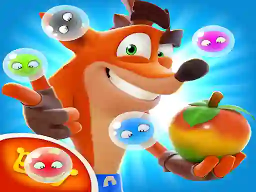 Xogo Crash Bandicoot Bubbles en liña