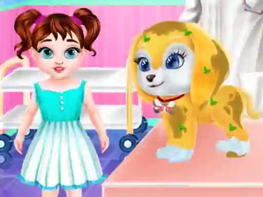 Xogo Baby Taylor Puppy Care en liña