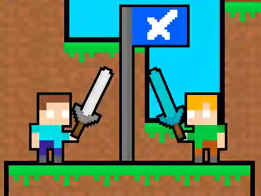 Xogo Friends Battle Swords Drawn en liña