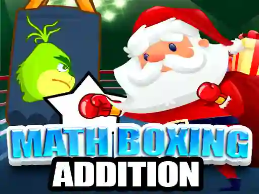 Xogo Math Boxing Christmas Addition en liña