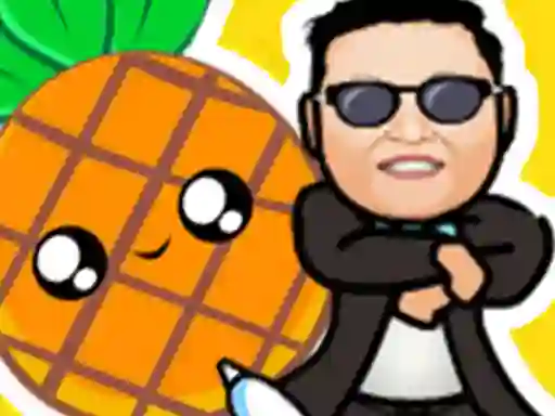 Xogo Pineapple and pen vs gangnam style en liña